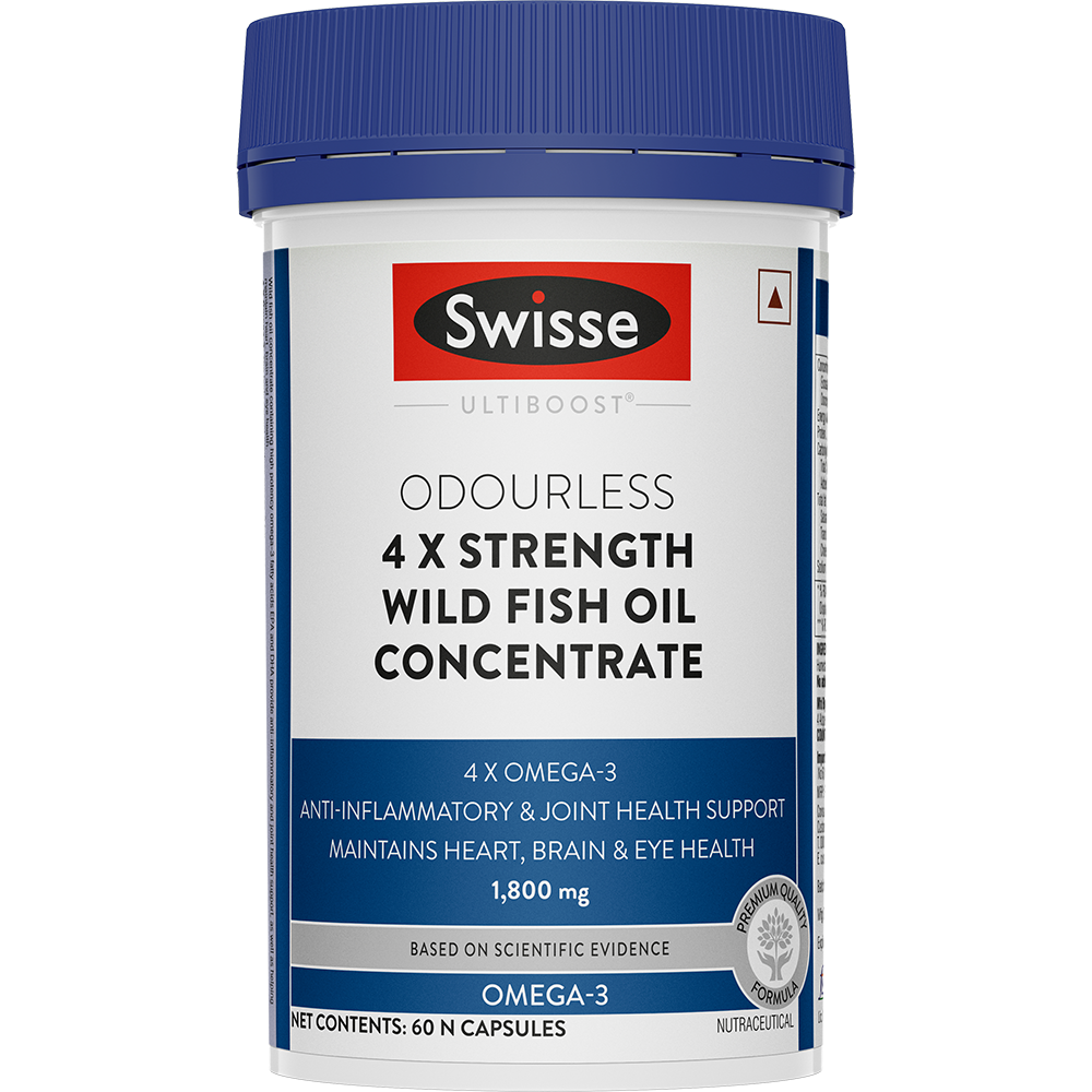 Swisse 4X Fish Oil Omega 3 - 60 Capsules